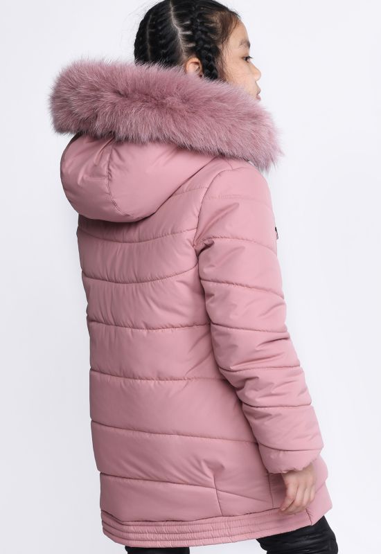 Дитяча зимова куртка DT-8295-15 (чайна троянда)