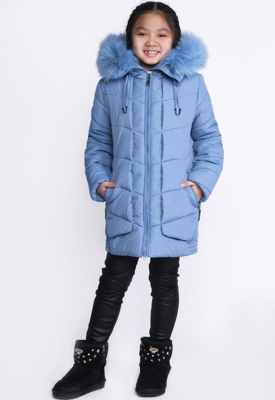 Детская зимняя куртка DT-8295-35 (джинсовый)