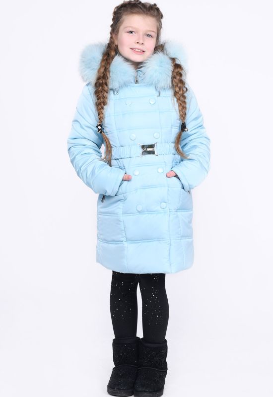 Дитяча зимова куртка DT-8296-7 (м'ятний)