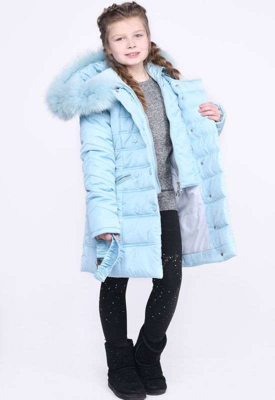 Дитяча зимова куртка DT-8296-7 (м'ятний)