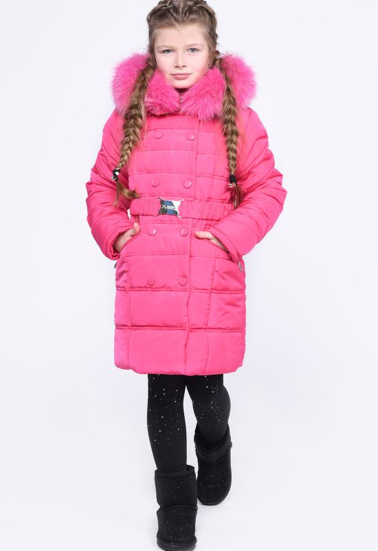 Детская зимняя куртка DT-8296-9 (фуксия)