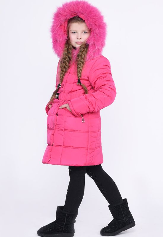 Детская зимняя куртка DT-8296-9 (фуксия)