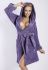 Diana халат махровый DKaren (фиолетовый)