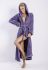 Diana халат махровый длинный DKaren (фиолетовый)