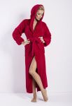 Diana халат махровый длинный DKaren (малиновый)