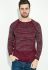 Джемпер чоловічий двокольоровий 267F027 (марсала)