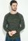 Джемпер чоловічий двокольоровий 267F027 (зелений)