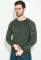 Джемпер чоловічий двокольоровий 267F027 (зелений)