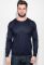 Джемпер мужской однотонный 50PD100 (темно-синий)
