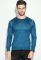 Джемпер чоловічий однотонний 50PD480 (джинсовий/меланжевий)