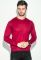 Джемпер чоловічий однотонний 50PD480 (вишневий/меланжевий)