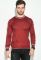 Джемпер чоловічий з орнаментом по обідку вирізу та манжета 50PD355 (бордовий)