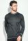 Джемпер мужской с орнаментом по ободку выреза и манжета 50PD355 (темно-серый)