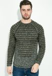 Джемпер чоловічий в'язаний 267F026 (зелений/синій)