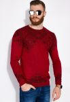 Джемпер в стиле Casual 129P4025 (бордовый)