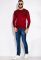 Джемпер у стилі Casual 129P4025 (бордовий)
