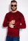 Джемпер у стилі Casual 129P4025 (бордовий)