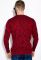Джемпер в стиле Casual 129P4026 (бордовый/синий)