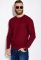 Джемпер у стилі Casual 129P4041 (бордовий/синій)