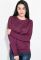 Джемпер женский базовый однотонный 434K008 (фиолетовый)
