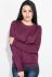 Джемпер женский базовый однотонный 434K008 (фиолетовый)