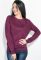 Джемпер женский базовый однотонный 434K008 (фиолетовый)