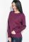 Джемпер женский базовый однотонный 434K008 (фиолетовый)
