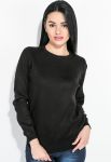 Джемпер жіночий базовий однотонний 434K008 (чорний)