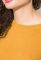 Джемпер женский двухфактурный с принтованным низом 64PD232 (желтый)