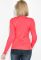 Джемпер женский с кружевом на рукаве 81PD306 (коралловый)