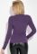 Джемпер жіночий зі вставками на рукавах 79PD5536 (фіолетовий)