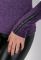 Джемпер жіночий зі вставками на рукавах 79PD5536 (фіолетовий)