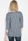 Джемпер женский с вышивкой на плече 81PD2011 (серый/синий)