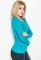 Джемпер жіночий зі стрзами 81PD9394 (бірюзовий)
