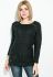 Джемпер жіночий подовжений 135V002 (чорний)