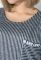 Джемпер жіночий в смужку 81PD2010 (сірий/синій)