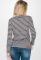 Джемпер женский в полоску с карманом 311V001 (серый/белый)