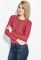 Джемпер жіночий в'язаний класичний 124V001 (червоний)