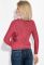 Джемпер жіночий в'язаний класичний 124V001 (червоний)