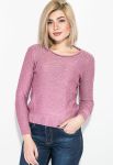 Джемпер жіночий в'язаний класичний 124V001 (бузковий)