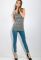 Джинсы женские 426V001 (голубой)