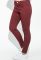 Джинси жіночі однотонні утеплені 328V001 (бордовий)