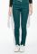 Джинсы женские однотонные утепленные 328V001 (зеленый)