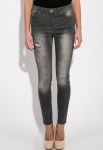 Джинси жіночі рвані сірі 104P036 (сірий)