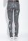 Джинси жіночі з принтом 85P105 (сірий)