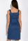 Элегантный хлопковый сарафан 120PDS5119 (джинсовый)