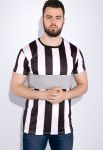Футболка 516F318-1 (графітовий/білий) Футболка 516F318-1 (графітовий/білий)