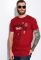 Футболка мужская с принтом 148P113 (бордовый)