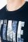 Футболка чоловіча з принтом 81P0150 (темно-синій)
