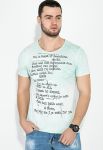 Футболка чоловіча стильна 81P1530 (салатовий)